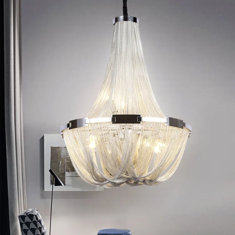 

Modern Living Room LED Chandeliers Bedroom Lamp Luxury Ceiling Chandelier Lighting Fixtures Dining Room LED Chain Hanging Lights