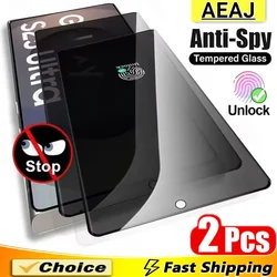 Protezione dello schermo anti-spia per sblocco fingerprint – 2-pack, vetro anti-spia