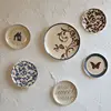 Creative Wall Decorations Ceramic Hanging Plates Restaurant Walls Plates Wall Decoration Coffee Shops Bars Decor Plates ZE904 5