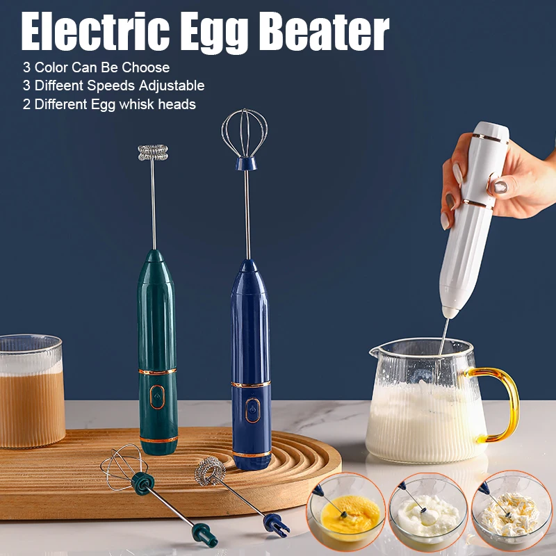 

Ручной Электрический взбиватель для яиц, взбиватель молока для кофе, взбиватель для капчино, взбиватель, мешалка, кухонные аксессуары, портативный мини-венчик