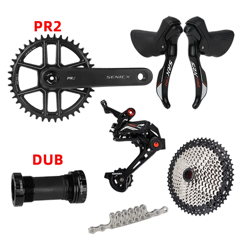 1x11 SRX PRO Speed SENSAH Groupset with Crank Shifter