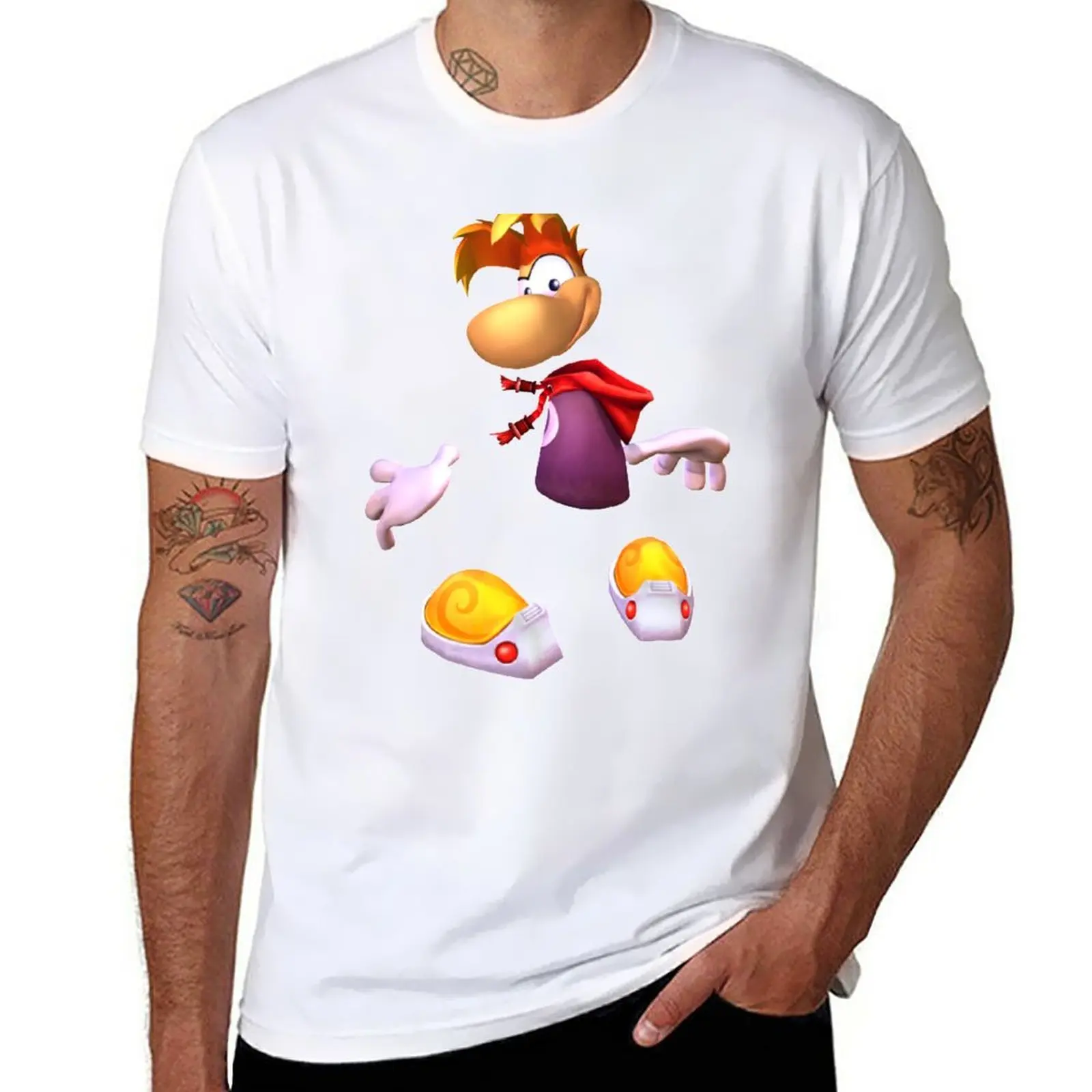 Nuova Maglietta Rayman Maglietta Divertente Maglietta Top Magliette Per Uomo Grafica