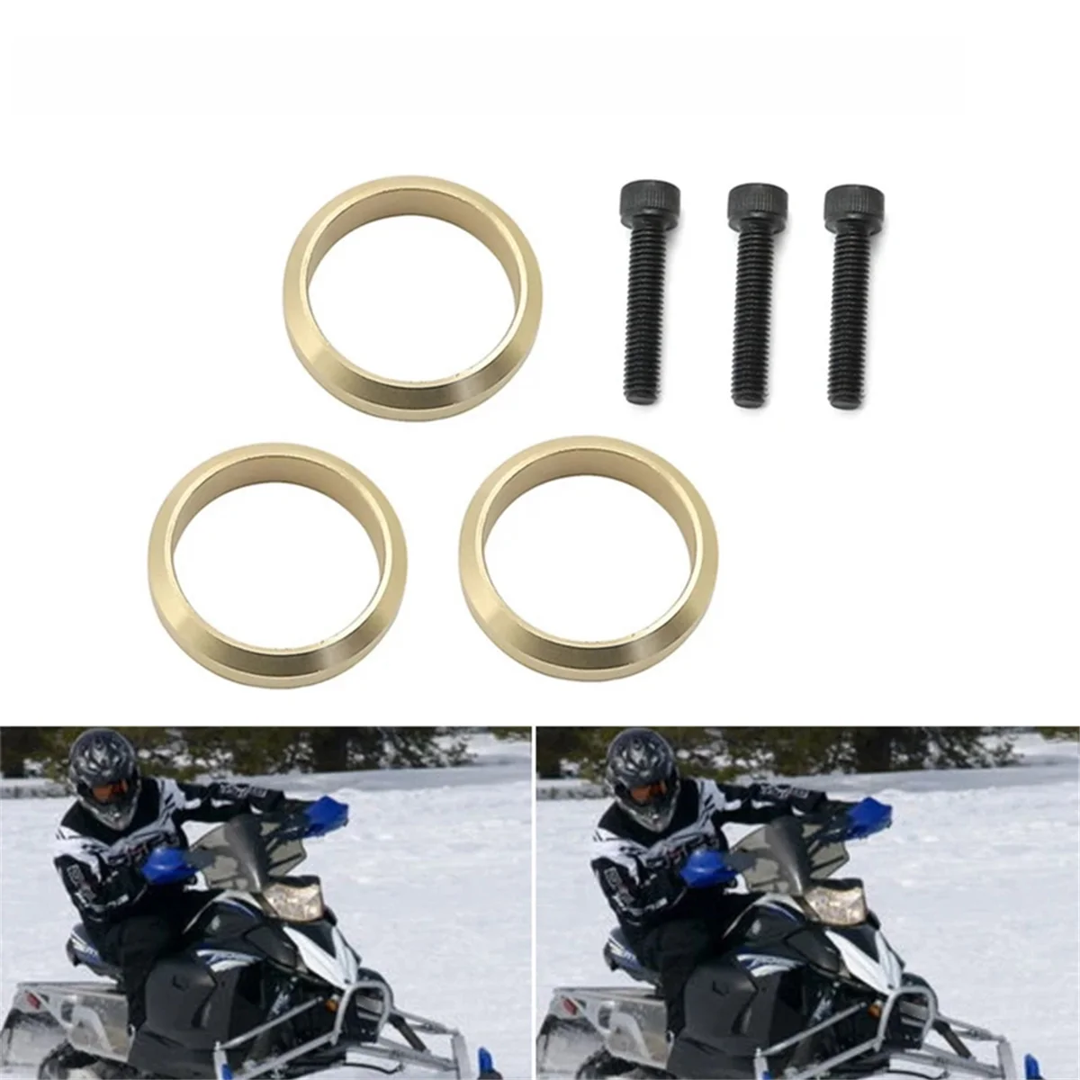 Snowmobile Exhaust Gasket Kit for FX Nytro Vector RX1 Attak Rage 99999-03989 8FA-14623-00-00