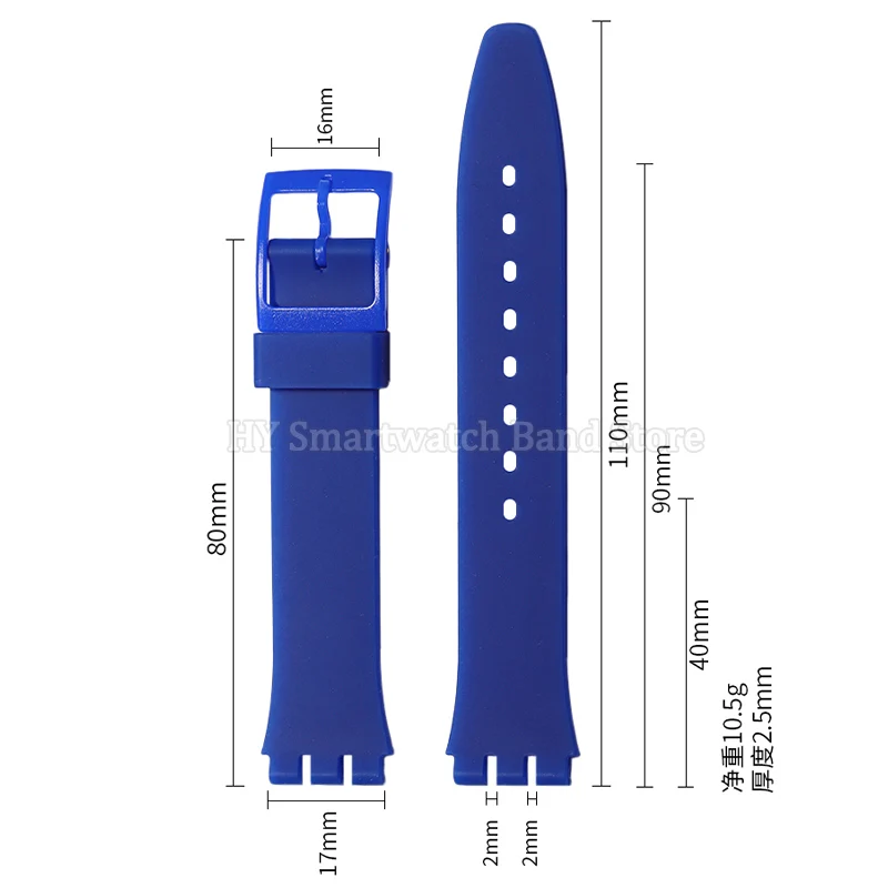 Colorful Silicone Watch Strap - Versatile Rubber Wristband