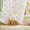 White Clouds 3D Tulle Curtain for Kitchen Drapes for Wedding Drape Home Decor 2025 New Curtains Living Bedroom Childrens Room 3