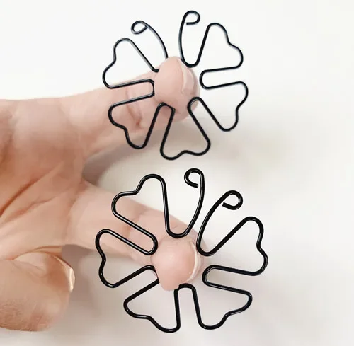 Stainless steel butterfly Sexy Nipple Clamp Woman Breast Bdsm Small Bell Adult Flirting Teasing Sex Toys For Couples Game