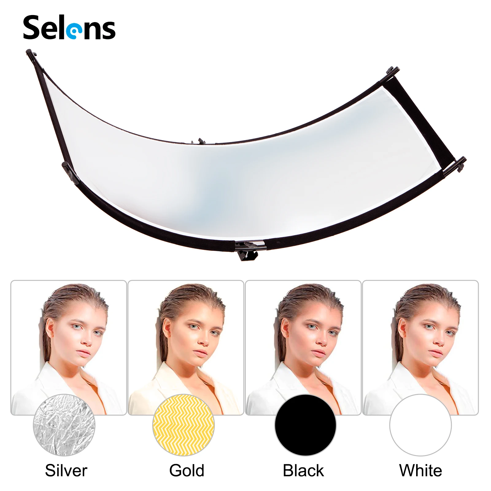Selens Color U-type Reflective Screen Portrait Curved Light