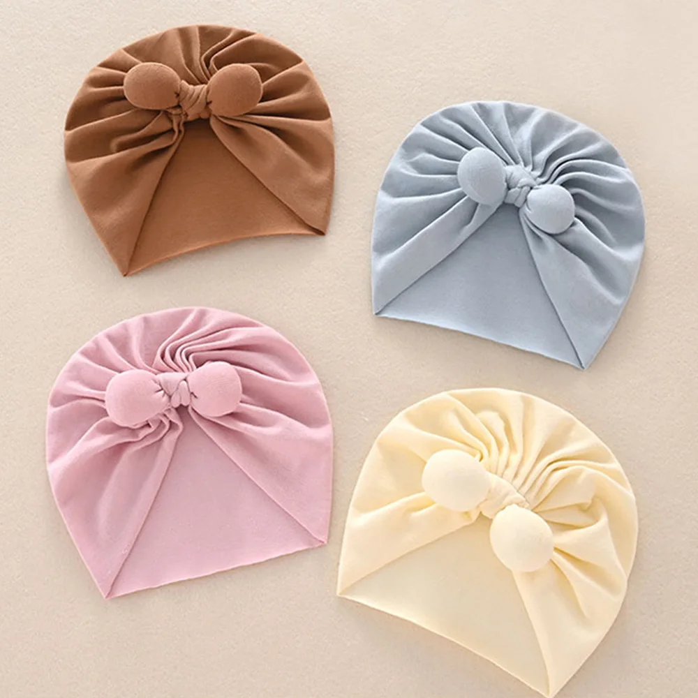 

Детские шапки для мальчиков и девочек, однотонные милые шапки для новорожденных на весну, лето, осень и зиму, шапки для 0-3 месяцев, шапочка для детей в больницу