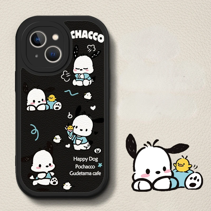 Cute Cartoon Dog Phone Case for iPhone 14 13 12 11 Pro Max 7 8 Plus X XR XS  XSMAX All-inclusive Anti-fall Soft 14plus Back Cover