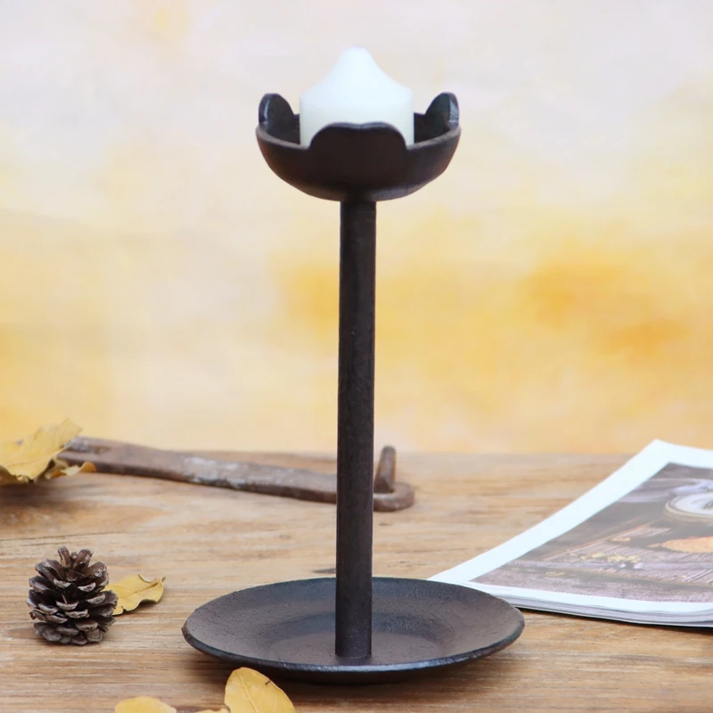 Cast Iron Zen Tea Ceremony Floor Lamp Decorative Item