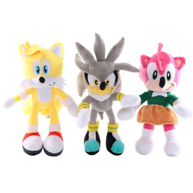 Sonic The Hedgehog: Shadow, Amy Rose, Knuckles & Tails Plush Toys SEGA