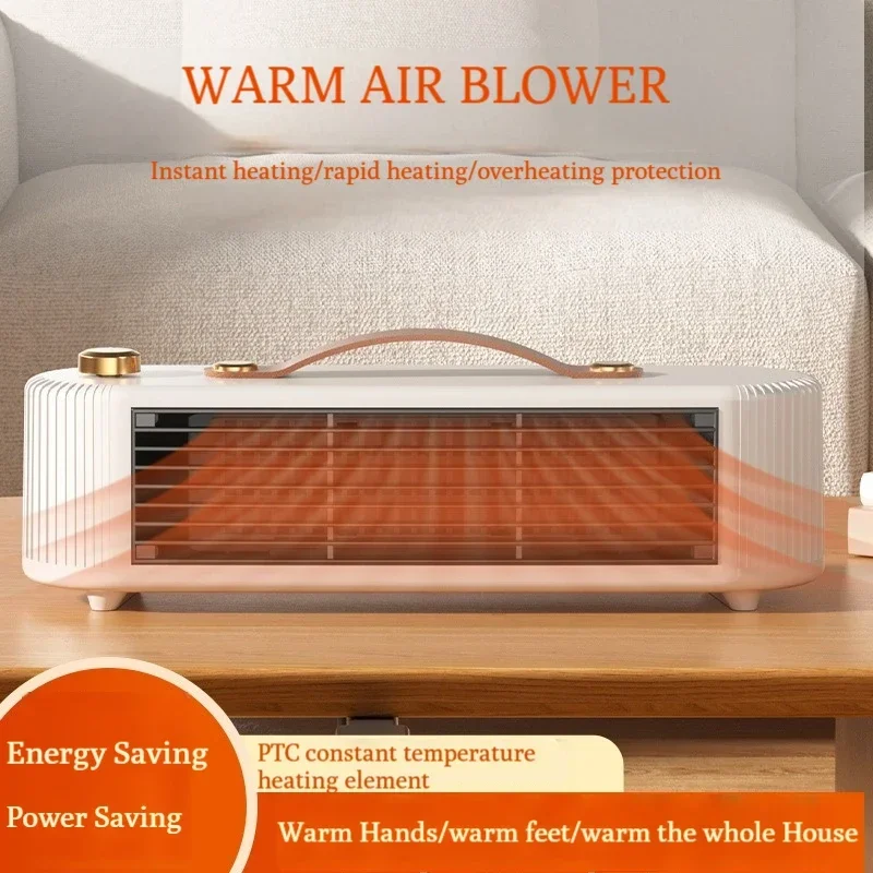 ECHOME Space Heater Portable Foot Warmer Bedroom Room Electric Heaters Winter Energy Saving Quick Heating Foot Warmer Air Blower