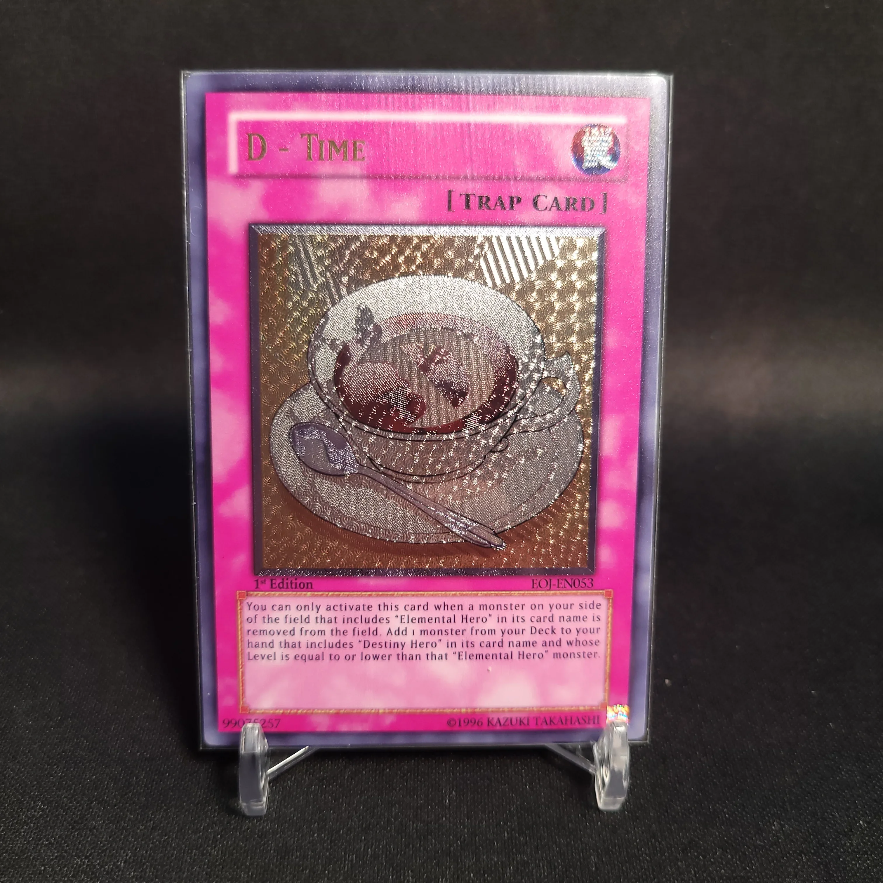 Yu-Gi-Oh  Ultimate Rare EOJ-EN053/D - Time Children's Gift Collectible Card Toys (Not Original)