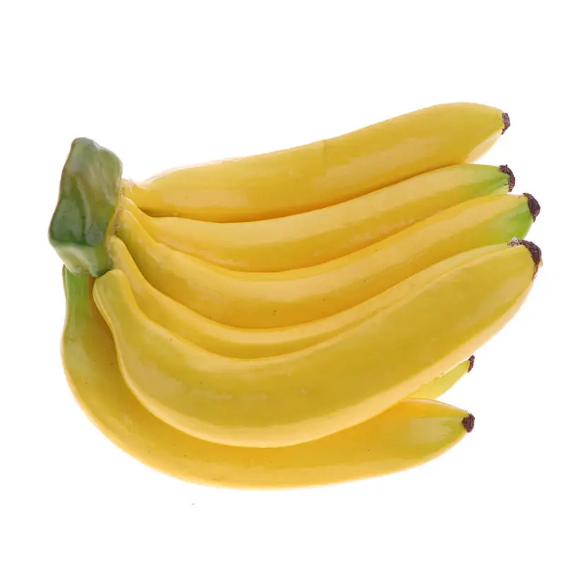 

1 Pc Decorative Artificial Fruit Banana Fruits Fake Kids Cognitive Teaching Aids Fruit EVA Plastic Shop Display