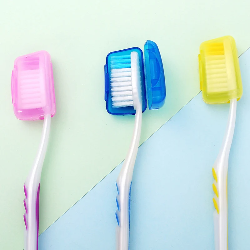 5Pcs/Lot Portable Toothbrush Head Cover Case For Travel Hiking Camping Brush Cap Case Toothbrush Box Support Bathroom Accessory