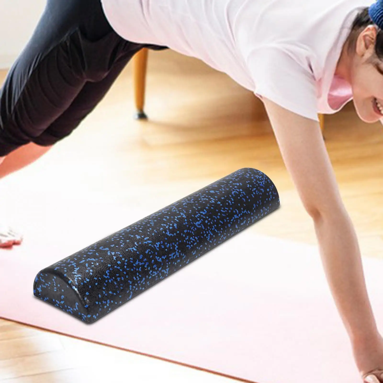 

Half Foam Roller Yoga Column Durable Pilates Gym Back Legs Foot Massage Half Roller Massage Half Roller Foam