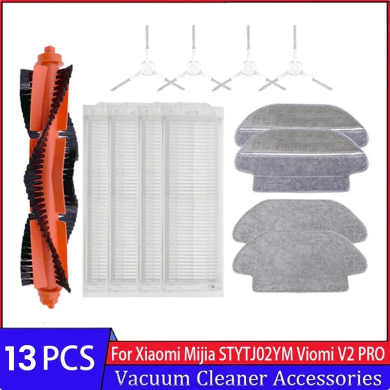 

Аксессуары для робота-пылесоса Xiaomi Mi Pro STYTJ02YM 2S 3C Viomi V2 V3 SE Conga 3490 3690, основная боковая щетка, фильтр, ткань для швабры