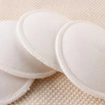 4 pezzi nuovi cuscinetti per allattamento in bambù per mamma, lavabili, impermeabili, riutilizzabili in bambù