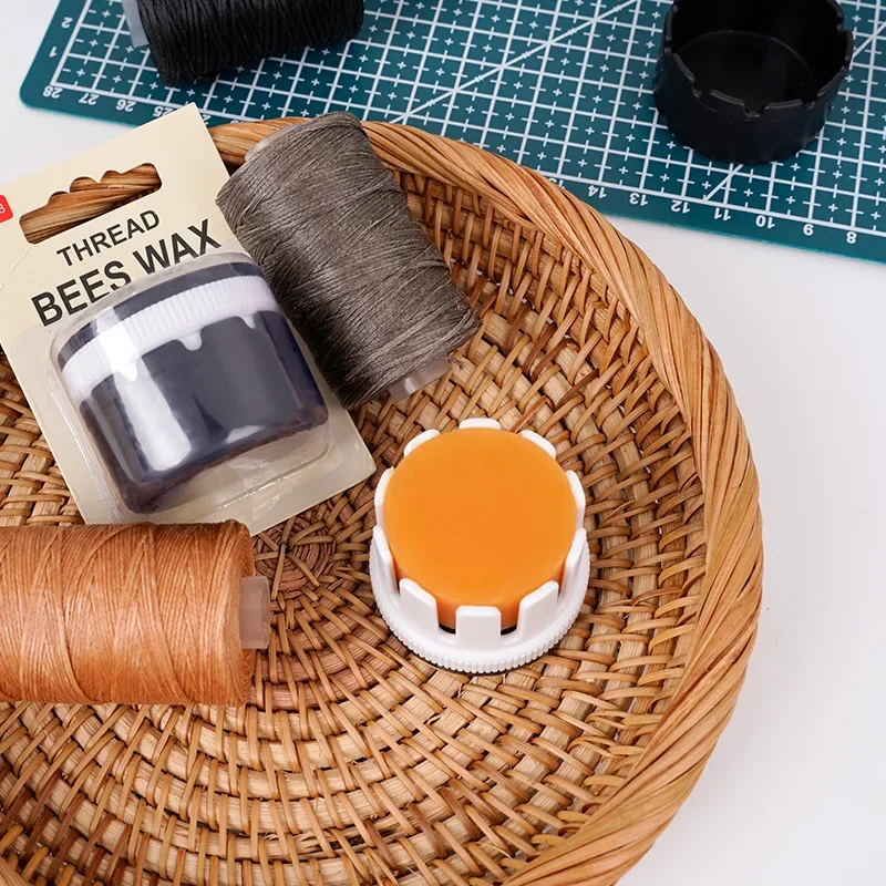 Thread Wax Tool Rotary Thread Wax Macaron Series With Cover