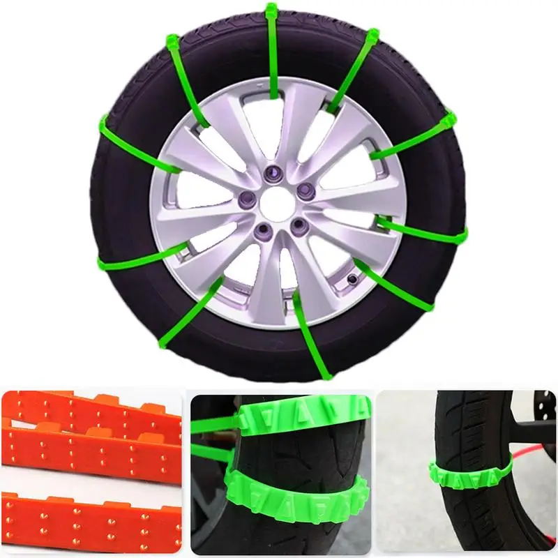 Reusable Anti Snow Chains Wheel Tyre Anti-Skid Chains Winter Driving Security Chain Wheel Tyre Anti-Skid Sturdy Security