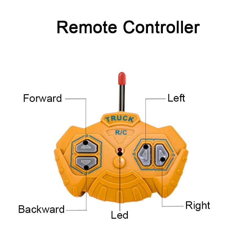 Children's Remote Control Excavator Toys Truck Dump Remote Control Toys For Boys Birthday Christmas Gift Construction Vehicles 6