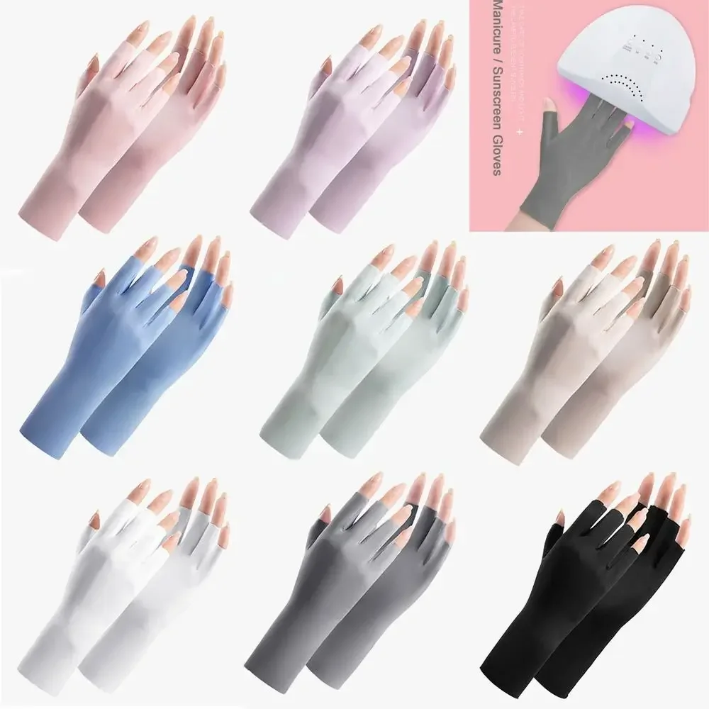 Gants protection UV manucure - Protection mains lampe LED gel vernis ongles