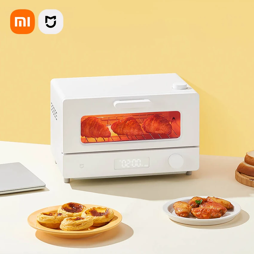 Electric Oven XIAOMI MIJIA Intelligent Steam Small Oven 12L Tabletop Household 1300W High Power Precision Temperature Control Steam Pizza Oven