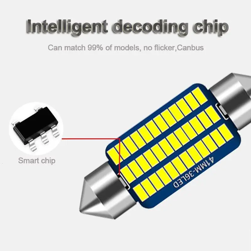 10 PCS C10W C5W ���� 31mm 36mm 39mm 41mm LED ���� Canbus 12V 7000K ��� �ڵ��� ���׸��� �� ���� ��ȣ�� Ʈ��ũ ����