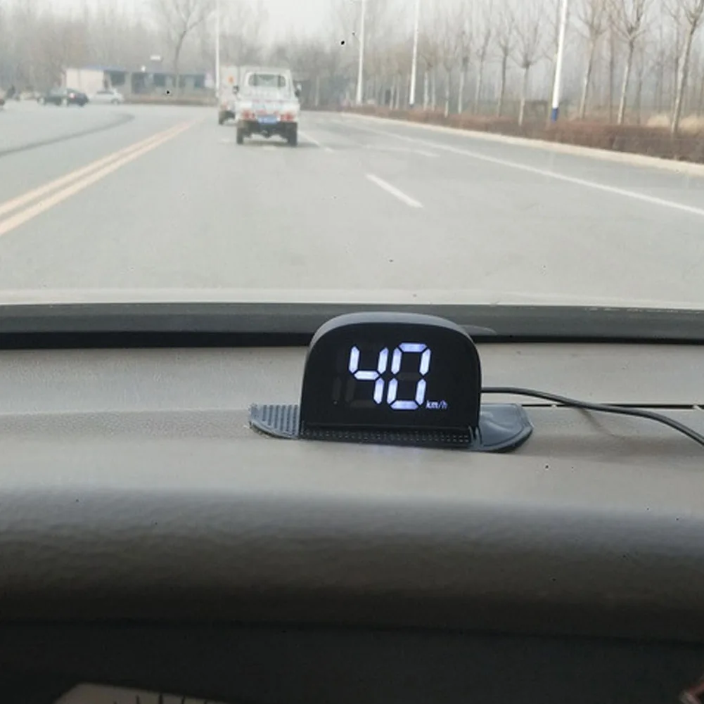 ڵ GPS HUD 5V USB  ÷  ӵ,   ÷  ÷  Ʈ, KMH/MPH  ڵ ׼