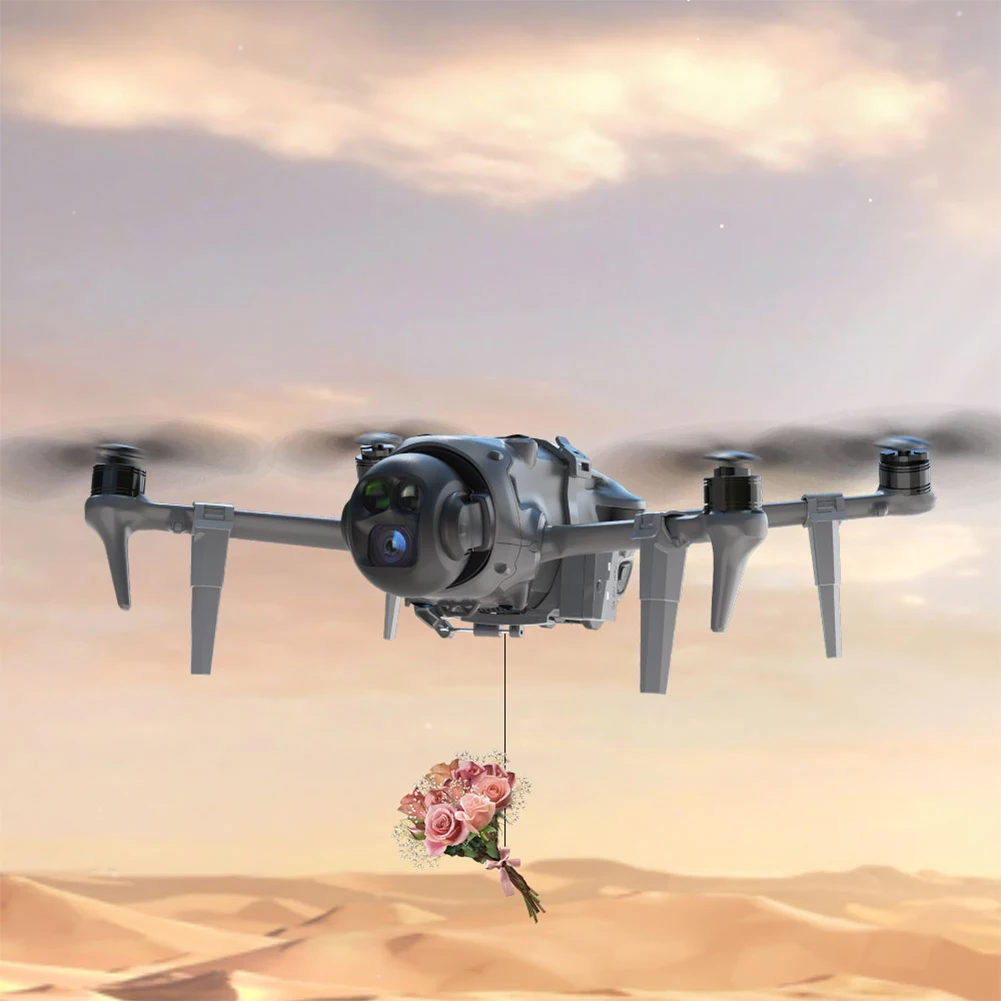 For DJI Mavic 4 Pro Payload Airdrop System with Landing Gear Airdrop Thrower System Drone Deliver Tool Transporting Accessories