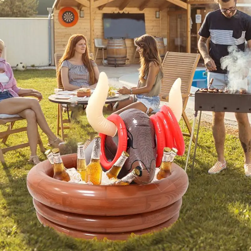 Oktoberfest Decor Pack Inflatable Beer Cooler, Ice Bucket Drink