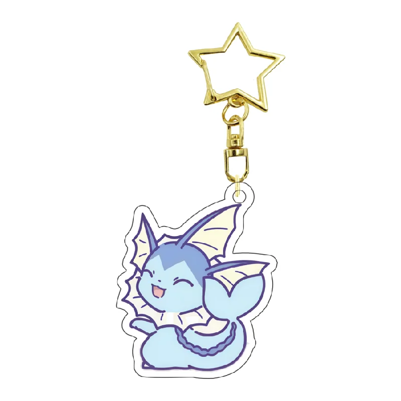 애니메이션 Vaporeon Jolteon Espeon Umbreon Leafeon Glaceon 자체 제작 아크릴 키 체인 펜던트 가방 펜던트 친구를위한 절묘한 선물