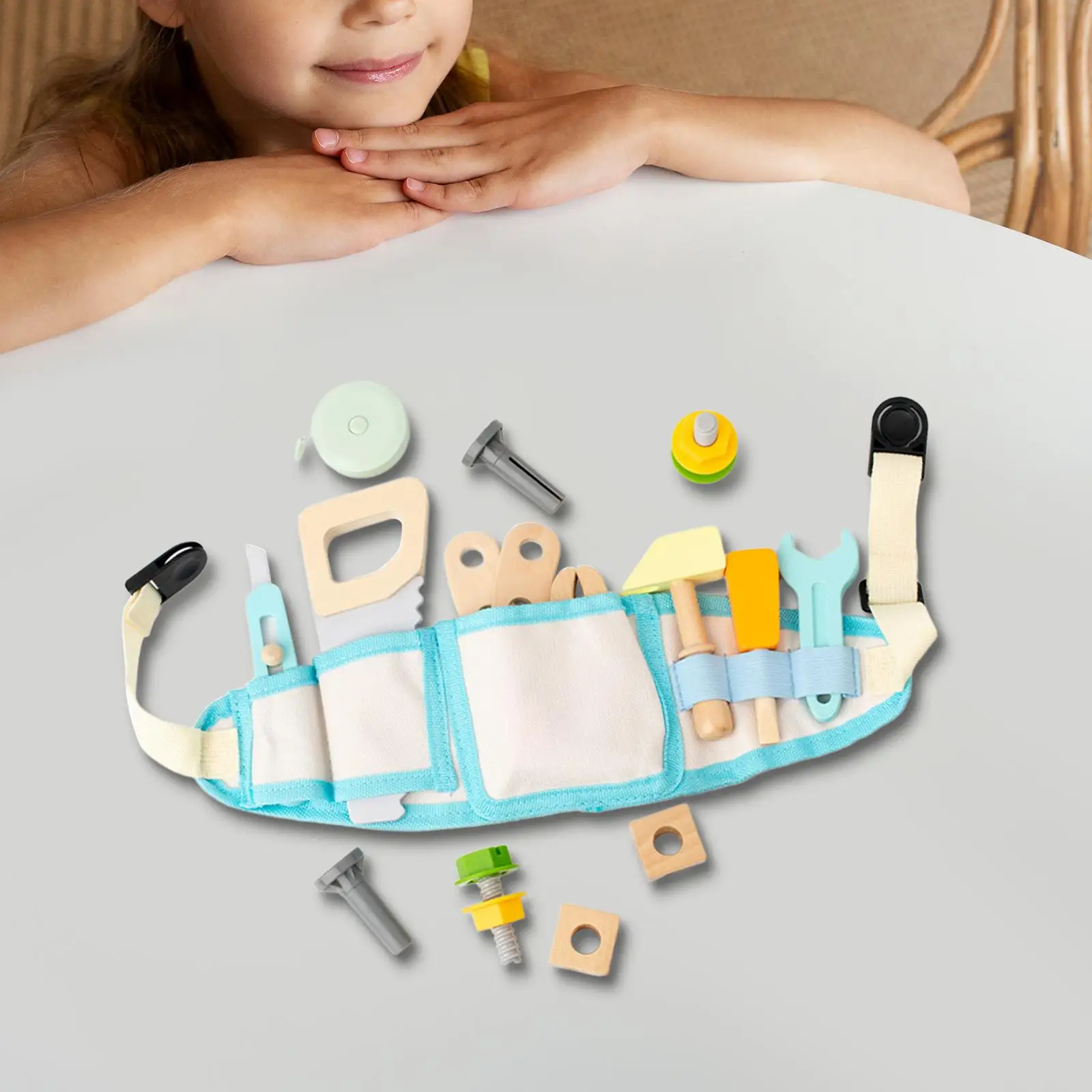 Childrens Tool Belt Set Montessori Toys for Children Party Toy Kindergarten
