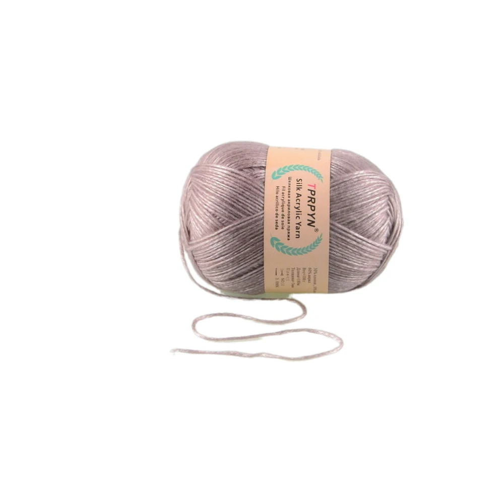 100g 1Pc Hand knitting Metallic cotton Yarn silk acrylic Yarn to knit sweater blanket hat line Crocheting bag slipper Thread 2