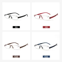 Lunettes de lecture optiques transparentes Guanhao pour hommes et femmes, pour presbytie et hypermétropie, monture en alliage ultralégère, vision HD 2