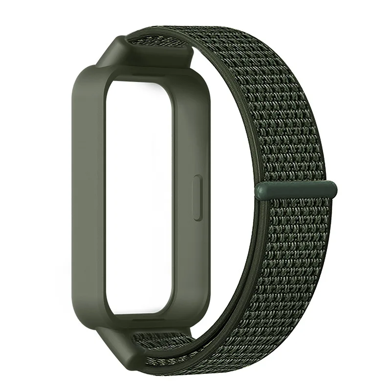 Nylon Strap and Case for Smart Watch - Sporty Replacement Wristband and Bracelet Cover