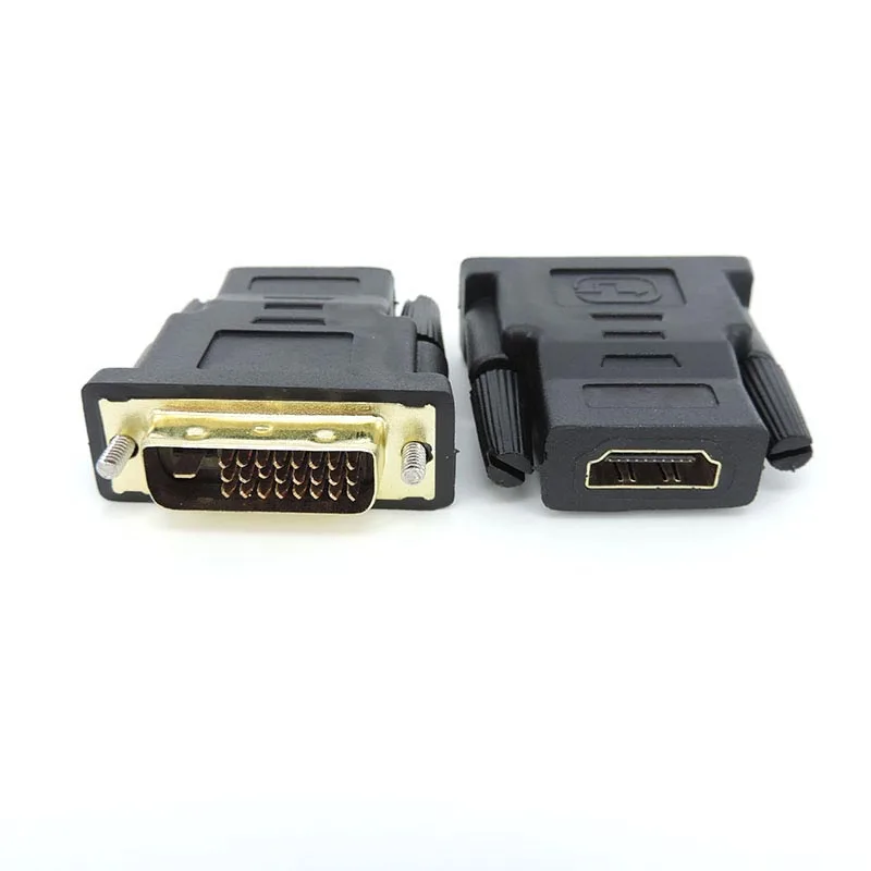 HDMI compatible Female to DVI 24+1 Pin Male Adapter Converter Cable