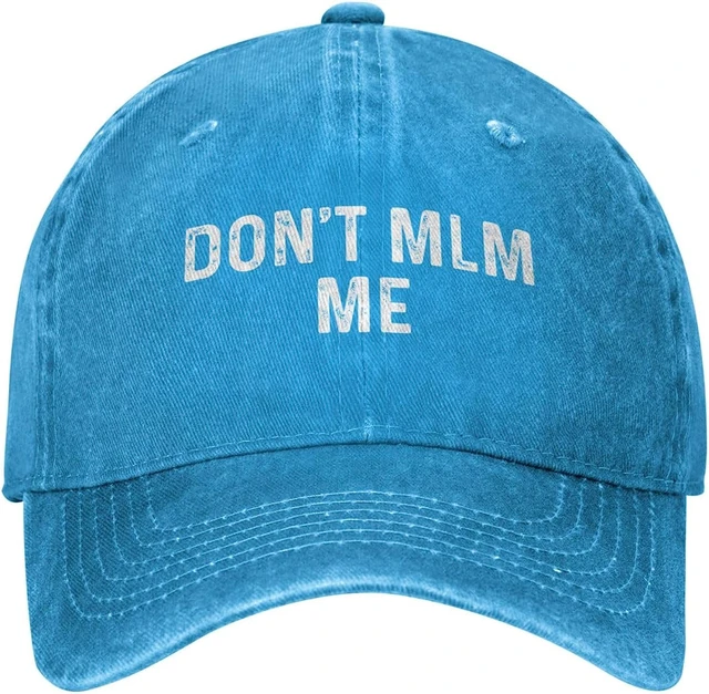 Funny Cap Don't Mlm Me Cap for Women Dad Hats with Design Hat