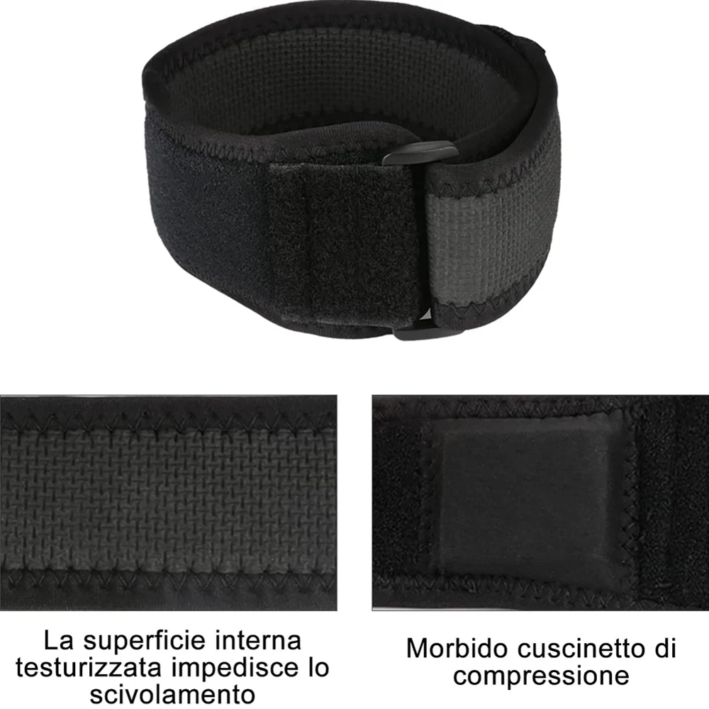 1Pcs IT Band Strap knee support knee wraps Adjustable Iliotibial Knee Thigh Hip & ITB Syndrome Compression Wrap Support Breathable Patellar Tendonitis