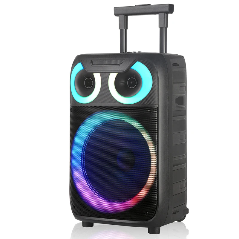 

Peak Power 1800W 15 Inch Outdoor Bluetooth Speaker Karaoke Party Audio Portable Wireless Column with Microphone Remote Control