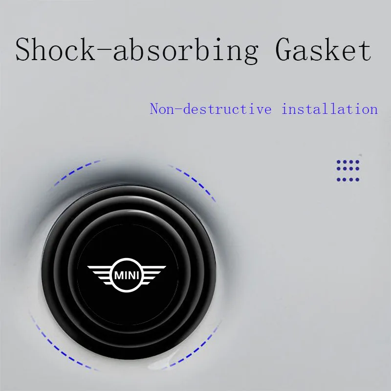 Car door anti-collision shock absorption silicone pad sticker for MINI One Coopers JCW Countryman WORKS R55 R56 F54 F56 F60 car door silicone pads