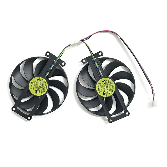 FDC10H12S9-C T129215SU ASUS GTX 2060 1660Ti 듀얼 EVO OC RTX2070 그래픽 카드 쿨러 ...