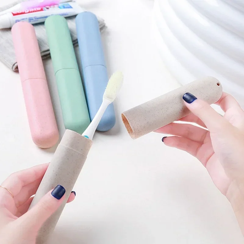 Toothbrush Case Travel Bathroom Supplies Portable Storage Outdoor Camping Accessories Dust-Proof Organization