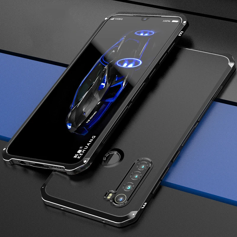 Luxury Shockproof Cases For Xiaomi Redmi Note 11 10 9 8 Pro Case Slim Hard Aluminium Hybrid Pc Cover For Redmi Note11 Note10 Pro
