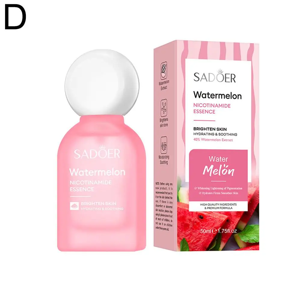 SADOER البطيخ النياسيناميد منظف للوجه كريم ايسنس ا...