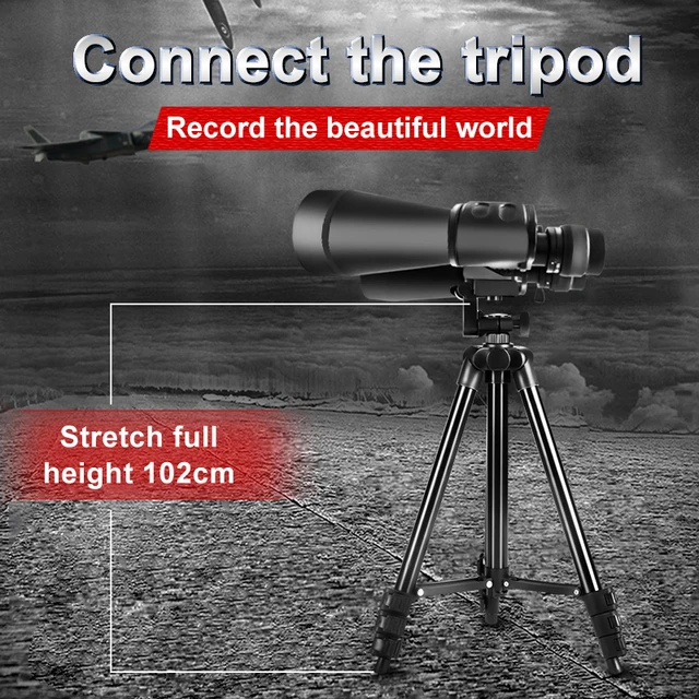10-380x100 Powerful Binoculars Long Range Telescope Zoom HD BAK4 High Magnification Professional Monocular for Hunting Tourism 5