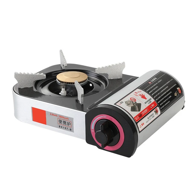 He-outdoor Mini Square Stove, Gas Stove, Portable Folding Card Stove,  Camping Stove, Water Cooking Appliance - Gas Stove - AliExpress