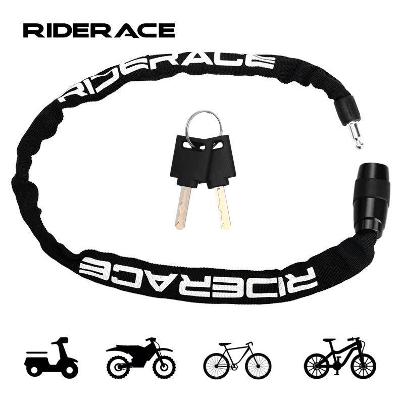 BicycleChainLockMetalAntiTheftSecurityReinforcedMountainRoad