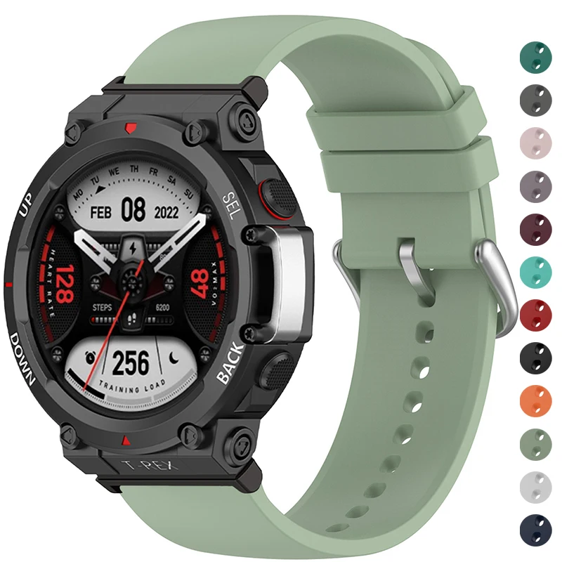 Enhanced Silicone Sport Strap Replacement for Huami Amazfit Watches