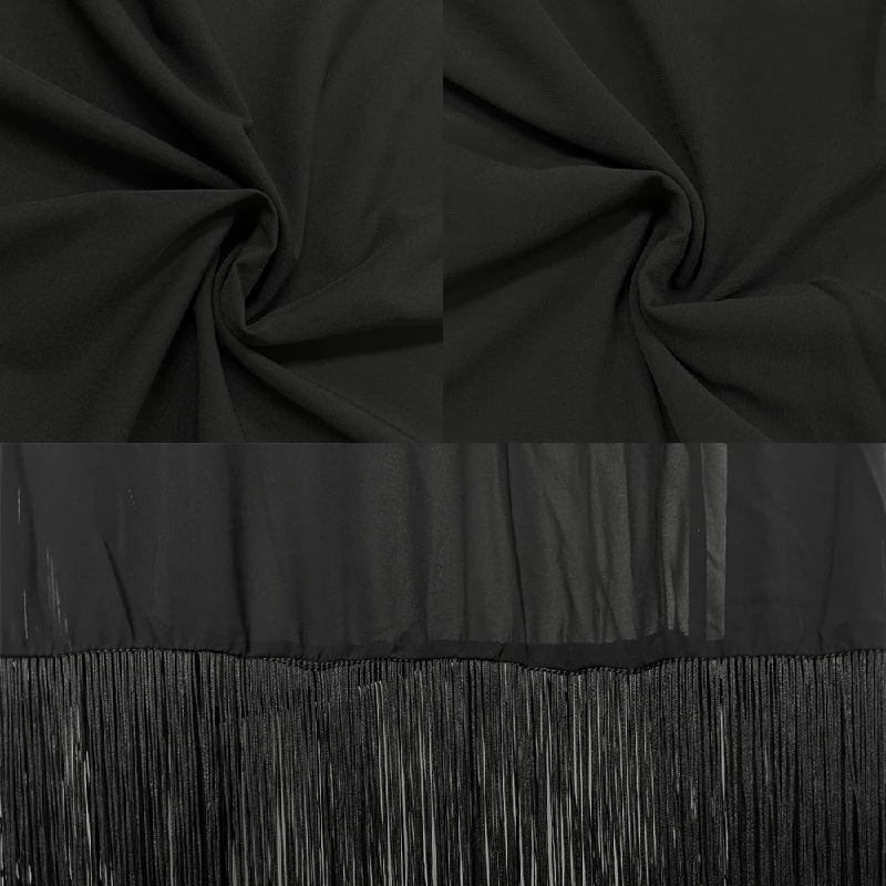 فساتين حفلات شفافة على الموضة لربيع 2025 بأكمام تش...